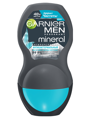 Garnier Mineral Эффект чистоты Антибактериальный ролик